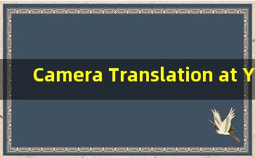 Camera Translation at Yo* Fingertips Han-Eng Online Translator